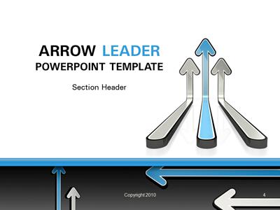 A standard definition presentation slide from Arrow Leader preview four.