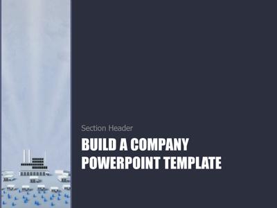 A standard definition presentation slide from Build A Company preview four.