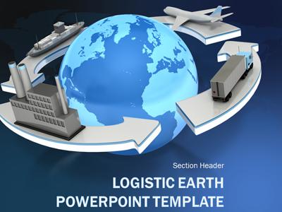 A standard definition presentation slide from Logistic Earth preview four.