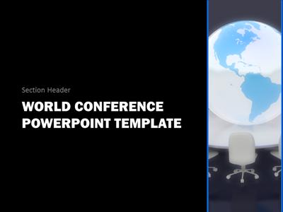 A standard definition presentation slide from World Conference preview four.