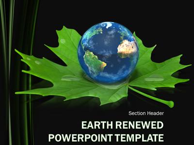 Earth Flower  Great PowerPoint ClipArt for Presentations 