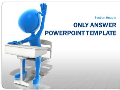 Only Answer | Video Background for PowerPoint - PresenterMedia.com