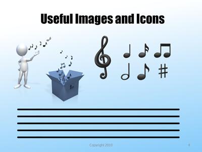 A standard definition presentation slide from Stylish Musical Flow preview four.