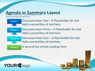 A standard definition presentation slide from Growth Coins preview four.