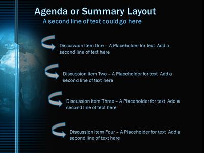 A standard definition presentation slide from Digital Earth Revolving preview four.