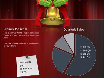 A standard definition presentation slide from Christmas Holiday Bell Ringing PowerPoint Theme preview four.