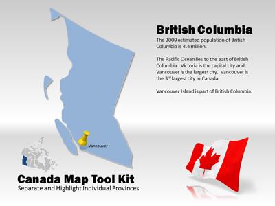 A standard definition presentation slide from Canada Map Tool Kit preview four.