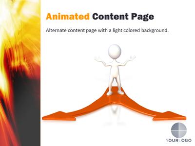 A standard definition presentation slide from Liquid Fire preview four.