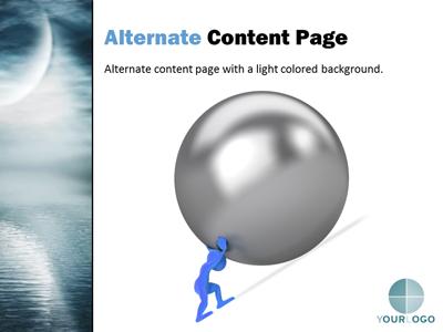 A standard definition presentation slide from Moonlight Reflection preview four.