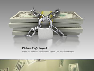 A standard definition presentation slide from US Falling Money preview four.