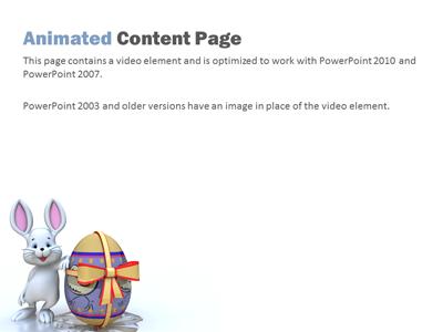 Easter Bunny With Giant Egg | Video Background for PowerPoint -  