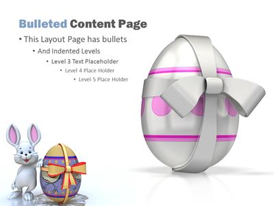 A standard definition presentation slide from Funny Easter Bunny preview four.