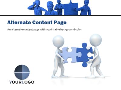 A standard definition presentation slide from Business Blocks preview four.