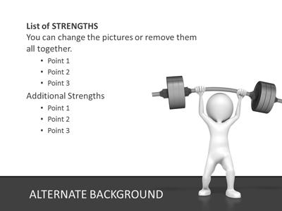 A standard definition presentation slide from SWOT Tool Kit preview four.