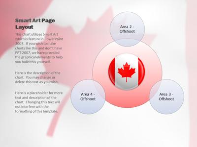 A standard definition presentation slide from Canada Flag preview four.
