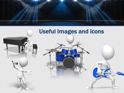 A standard definition presentation slide from Light Show Stage preview four.