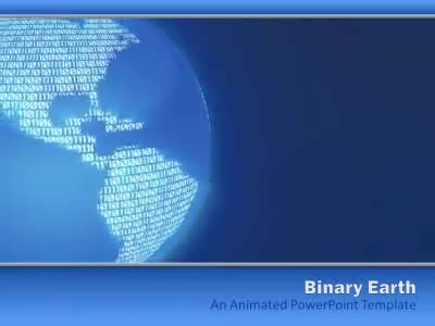 binary powerpoint template