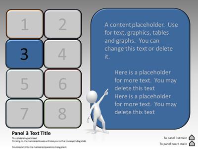A standard definition presentation slide from Eight Interactive Panels Tool Kit preview four.