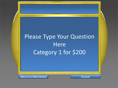 A standard definition presentation slide from 5 Category Question Game Show preview four.
