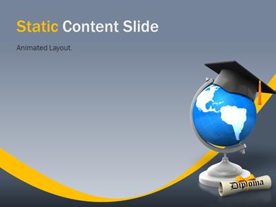 A standard definition presentation slide from Graduation Leap preview four.