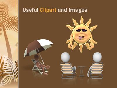 A standard definition presentation slide from Summer Palms preview four.