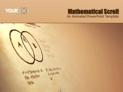 A standard definition presentation slide from Math Scroll preview four.