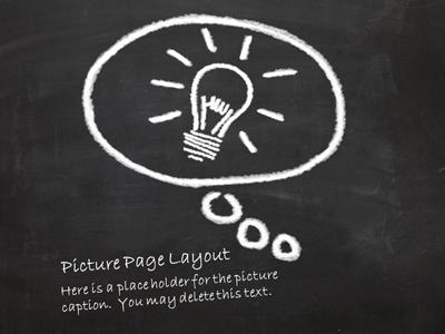 A standard definition presentation slide from Chalkboard Doodles preview four.