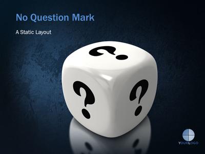 A standard definition presentation slide from Question Glow preview four.