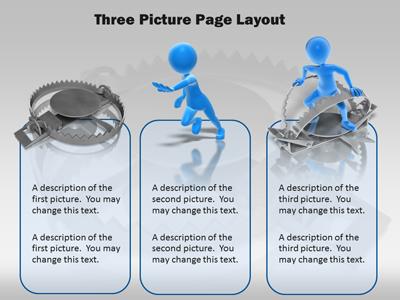 A standard definition presentation slide from Surrounded By Traps preview four.