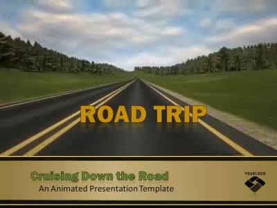 Road Trip A Powerpoint Template From Presentermedia Com