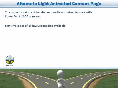 A standard definition presentation slide from Crossroads Decision preview four.