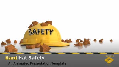 A widescreen presentation slide from hard-hat-safety-pid-10782 preview one.