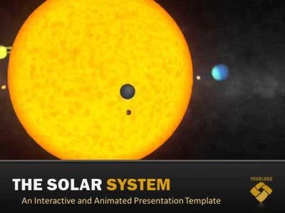 Solar System | Video Background for PowerPoint 