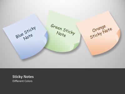 A standard definition presentation slide from Sticky Note Tool Kit preview four.