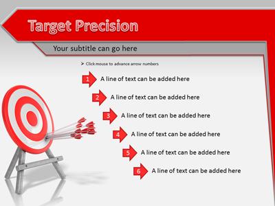 A standard definition presentation slide from Target Practice preview four.
