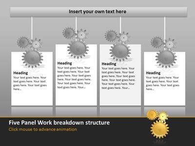 A standard definition presentation slide from Wbs Chart preview four.