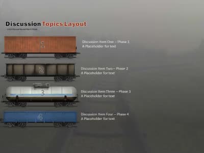 A standard definition presentation slide from Train Frieght Transport preview four.