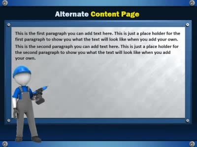 A standard definition presentation slide from Install Your Sign preview four.