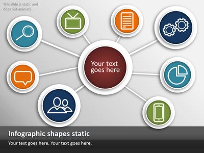 A standard definition presentation slide from Simple Icon Infographics preview four.