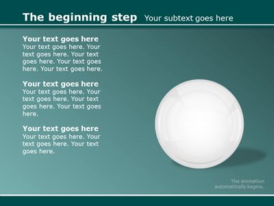A standard definition presentation slide from Billiard Balls preview four.