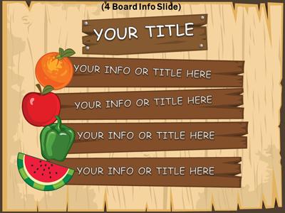 A standard definition presentation slide from Farmer's Market preview four.