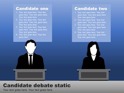 A standard definition presentation slide from Election Time preview four.