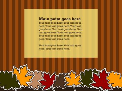 A standard definition presentation slide from Turkey Day preview four.