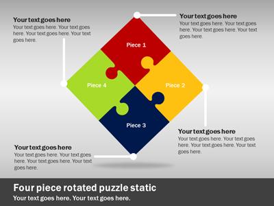 A standard definition presentation slide from Puzzles And Pieces preview four.
