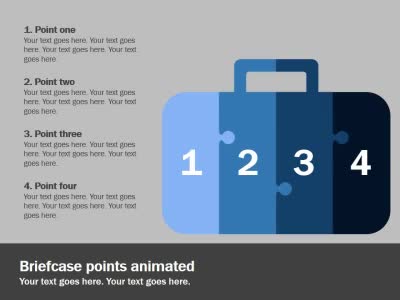 A standard definition presentation slide from Business Puzzles preview four.