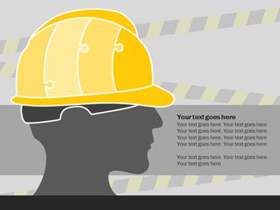A standard definition presentation slide from Construction Puzzles preview four.