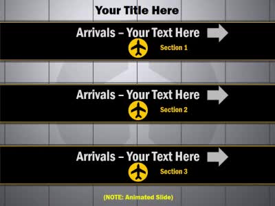 A standard definition presentation slide from Travel Pro preview four.