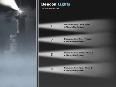 A standard definition presentation slide from Lighthouse Beacon preview four.