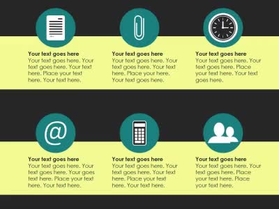 A standard definition presentation slide from Icon Tree preview four.