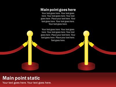 A standard definition presentation slide from On The Red Carpet preview four.